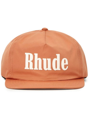 

Logo-print snapback hat, Rhude Logo-print snapback hat