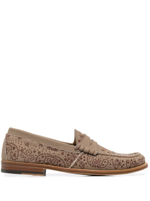 

Bandana-print low-heel loafers, Rhude Bandana-print low-heel loafers