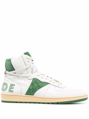 

Rhecess leather high-top sneakers, Rhude Rhecess leather high-top sneakers