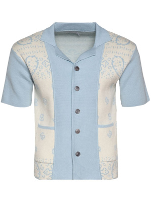 

Banco knitted short-sleeve shirt, Rhude Banco knitted short-sleeve shirt