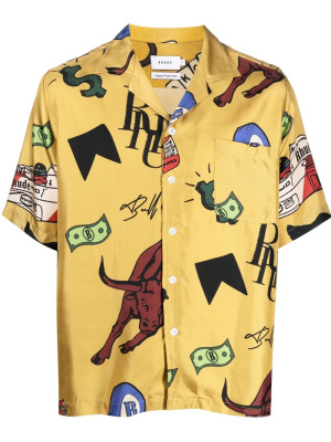 

Graphic-print short-sleeved shirt, Rhude Graphic-print short-sleeved shirt