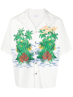 

Palmas Snap short-sleeve shirt, Rhude Palmas Snap short-sleeve shirt