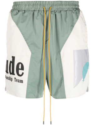 

Logo-print deck shorts, Rhude Logo-print deck shorts