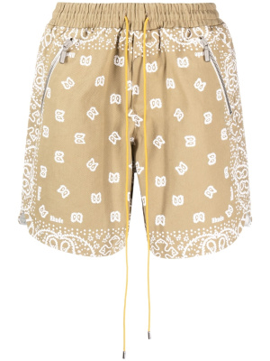 

Bandana-print cotton shorts, Rhude Bandana-print cotton shorts