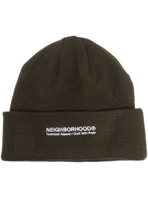 

Logo-embroidered beanie, Neighborhood Logo-embroidered beanie