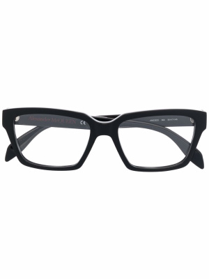

Rectangle-frame glasses, Alexander McQueen Eyewear Rectangle-frame glasses