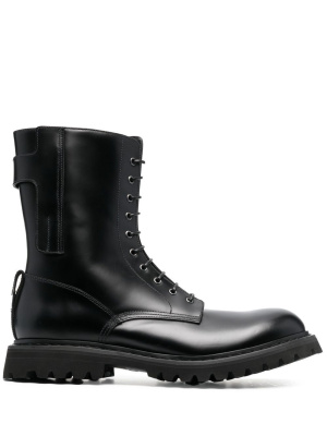 

Lace-up leather ankle boots, Premiata Lace-up leather ankle boots