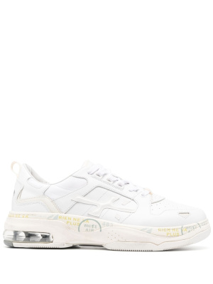 

Panelled low-top leather sneakers, Premiata Panelled low-top leather sneakers