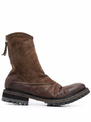 

Zip-up leather boots, Premiata Zip-up leather boots