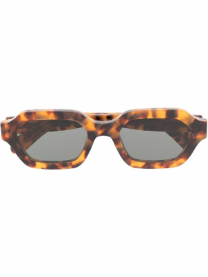 

Tortoiseshell-effect oval-frame sunglasses, Retrosuperfuture Tortoiseshell-effect oval-frame sunglasses