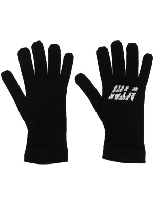 

Intarsia-knit logo gloves, VTMNTS Intarsia-knit logo gloves