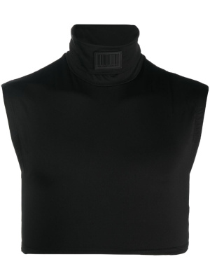 

Logo-patch cropped vest, VTMNTS Logo-patch cropped vest