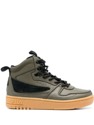 

Embossed-logo high-top sneakers, Fila Embossed-logo high-top sneakers