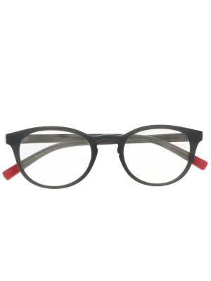 

Two-tone round-frame glasses, Dolce & Gabbana Eyewear Two-tone round-frame glasses