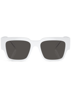 

Logo-print square-frame sunglasses, Dolce & Gabbana Eyewear Logo-print square-frame sunglasses