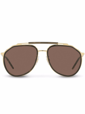 

Madison pilot frame sunglasses, Dolce & Gabbana Eyewear Madison pilot frame sunglasses