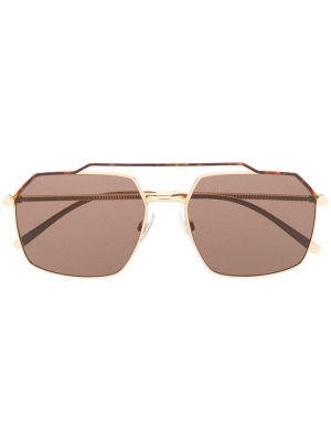 

Grosgrain motif square-frame sunglasses, Dolce & Gabbana Eyewear Grosgrain motif square-frame sunglasses