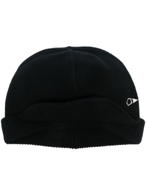 

Embroidered-logo beanie, Stone Island Shadow Project Embroidered-logo beanie