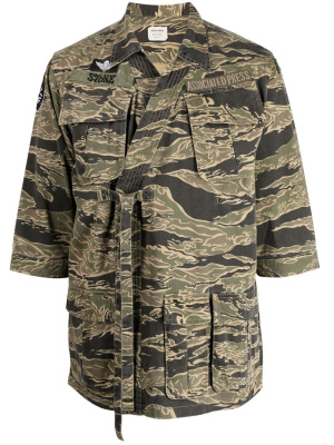 

Camouflage belted shirt jacket, Maharishi Camouflage belted shirt jacket