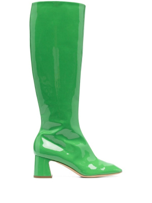 

Patent-effect 60mm knee boots, Moschino Patent-effect 60mm knee boots