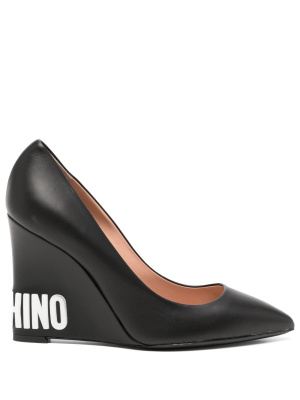 

105mm wedge heel pumps, Moschino 105mm wedge heel pumps