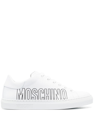 

Logo-print low-top sneakers, Moschino Logo-print low-top sneakers