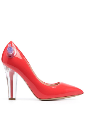 

3d-detail 100mm pumps, Moschino 3d-detail 100mm pumps