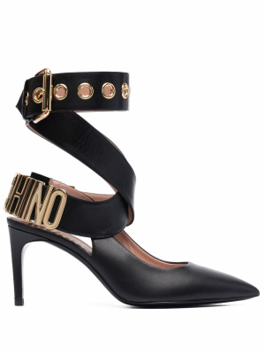 

Logo pointed pumps, Moschino Logo pointed pumps