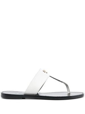 

Logo-plaque 12mm flip-flops, Moschino Logo-plaque 12mm flip-flops