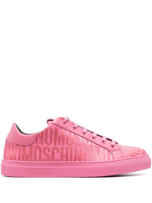 

Logo-print low-top sneakers, Moschino Logo-print low-top sneakers