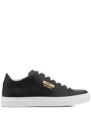 

Leather low-top sneakers, Moschino Leather low-top sneakers