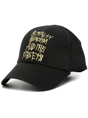 

Slogan-embroidered cap, Ksubi Slogan-embroidered cap