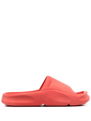 

Logo-embossed rubber slides, Heron Preston Logo-embossed rubber slides