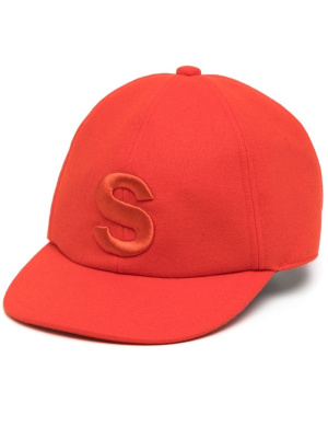

Embroidered-logo wool cap, Sacai Embroidered-logo wool cap