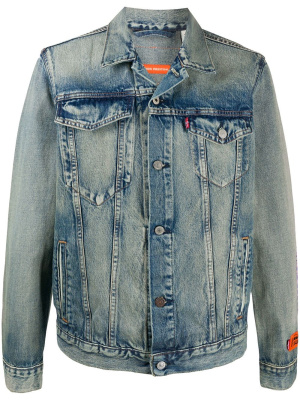 

Denim buttoned jacket, Heron Preston Denim buttoned jacket