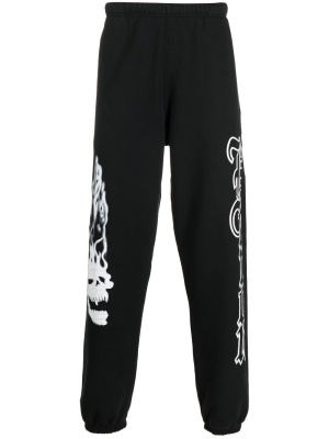 

Flaming skull sweatpants, Heron Preston Flaming skull sweatpants