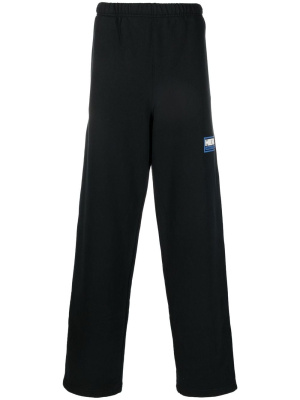 

Logo-patch wide-leg track pants, Heron Preston Logo-patch wide-leg track pants