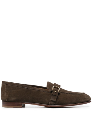 

Leather buckle-strap loafers, Ralph Lauren Collection Leather buckle-strap loafers