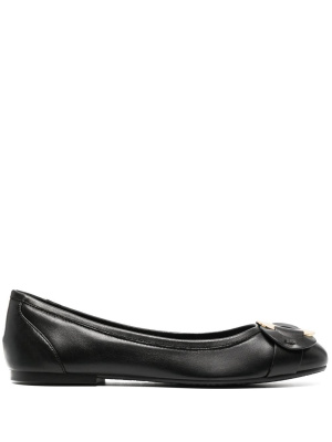 

Round-shape plaque ballerinas, See by Chloé Round-shape plaque ballerinas