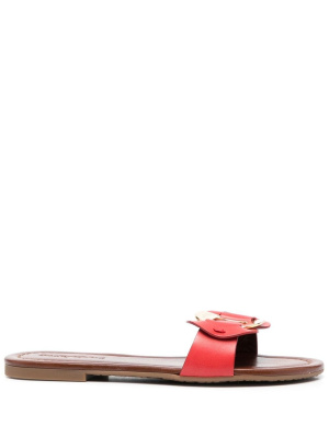 

Buckle-detail flat sandals, See by Chloé Buckle-detail flat sandals