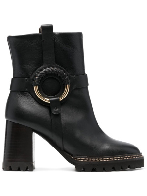 

100mm leather ankle boots, See by Chloé 100mm leather ankle boots