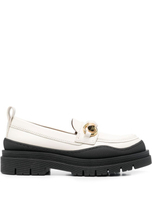 

Lylia contrast-sole loafers, See by Chloé Lylia contrast-sole loafers