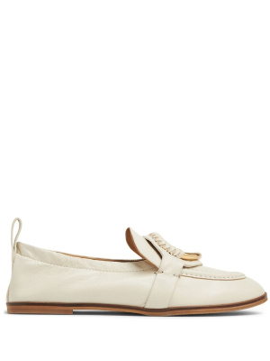 

Hana round-toe leather loafers, See by Chloé Hana round-toe leather loafers
