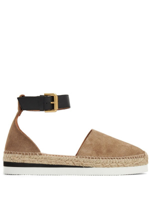 

Glyn strapped suede espadrilles, See by Chloé Glyn strapped suede espadrilles