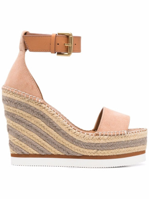 

Braided wedge-heel sandals, See by Chloé Braided wedge-heel sandals