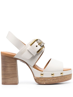 

Platform block-heel 110mm sandals, See by Chloé Platform block-heel 110mm sandals