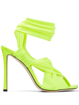 

Neoma 110 wrap-strap sandals, Jimmy Choo Neoma 110 wrap-strap sandals