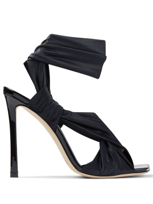 

Neoma 110mm wrap-strap sandals, Jimmy Choo Neoma 110mm wrap-strap sandals