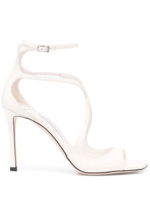 

Azia 95mm square-toe sandals, Jimmy Choo Azia 95mm square-toe sandals