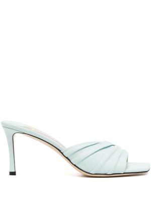 

Basil 80mm leather mules, Jimmy Choo Basil 80mm leather mules